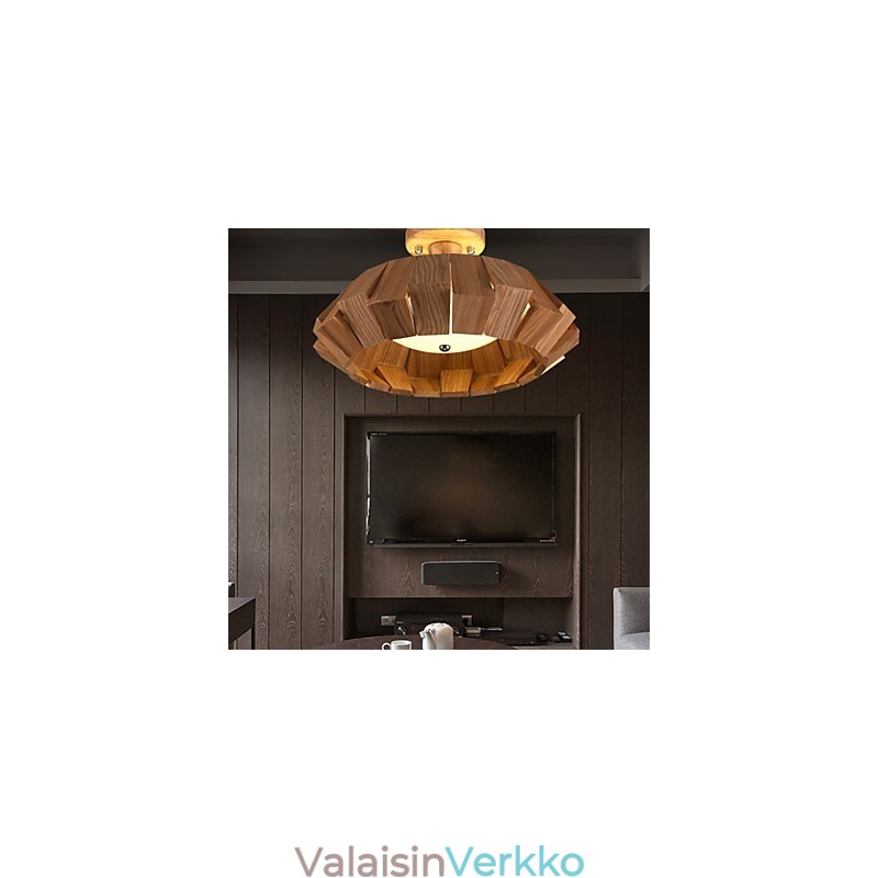 Moderni Contemporary Country Mini Style Muut Puu Bambu riippuvalaisin