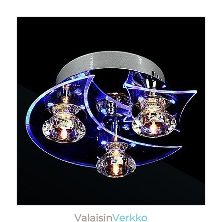 Kattokruunu Modern Crystal Living 3 valoa Kattokruunu Modern Crystal Living 3 valoa