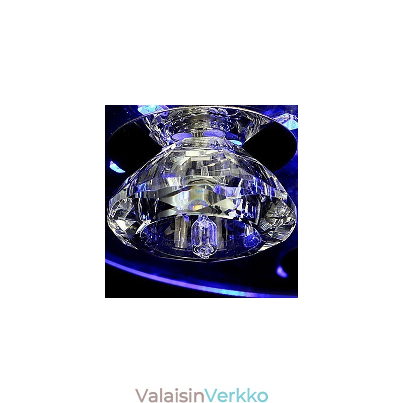 Kattokruunu Modern Crystal Living 3 valoa