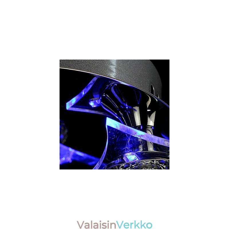 Kattokruunu Modern Crystal Living 3 valoa