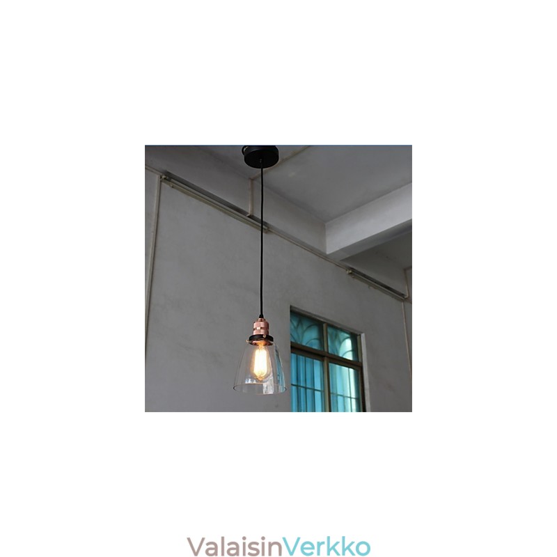 Minimalistinen ainutlaatuinen retrolasikattokruunu