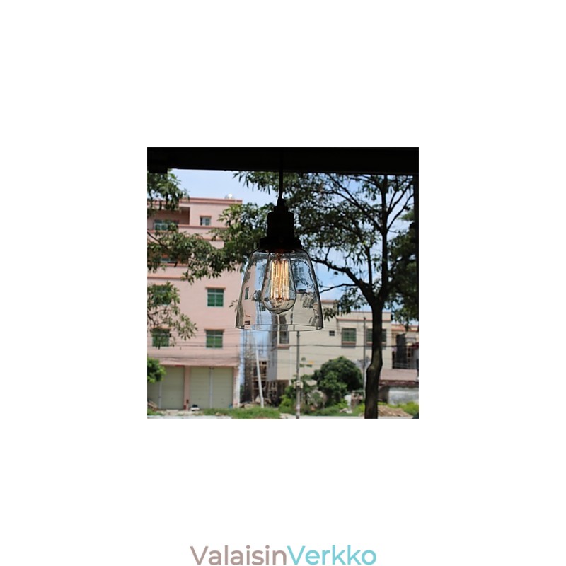 Minimalistinen ainutlaatuinen retrolasikattokruunu