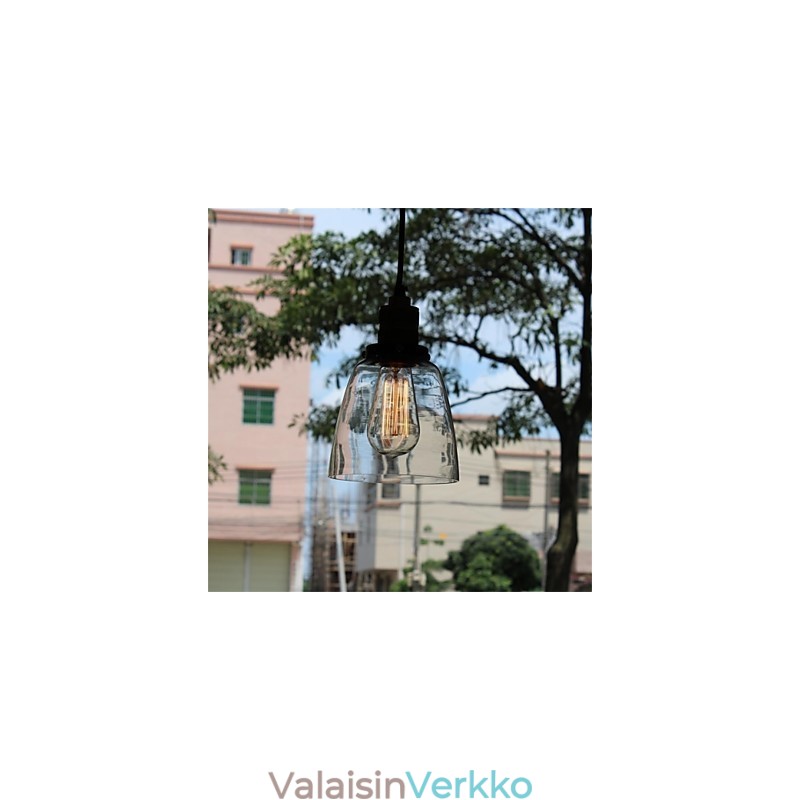 Minimalistinen ainutlaatuinen retrolasikattokruunu