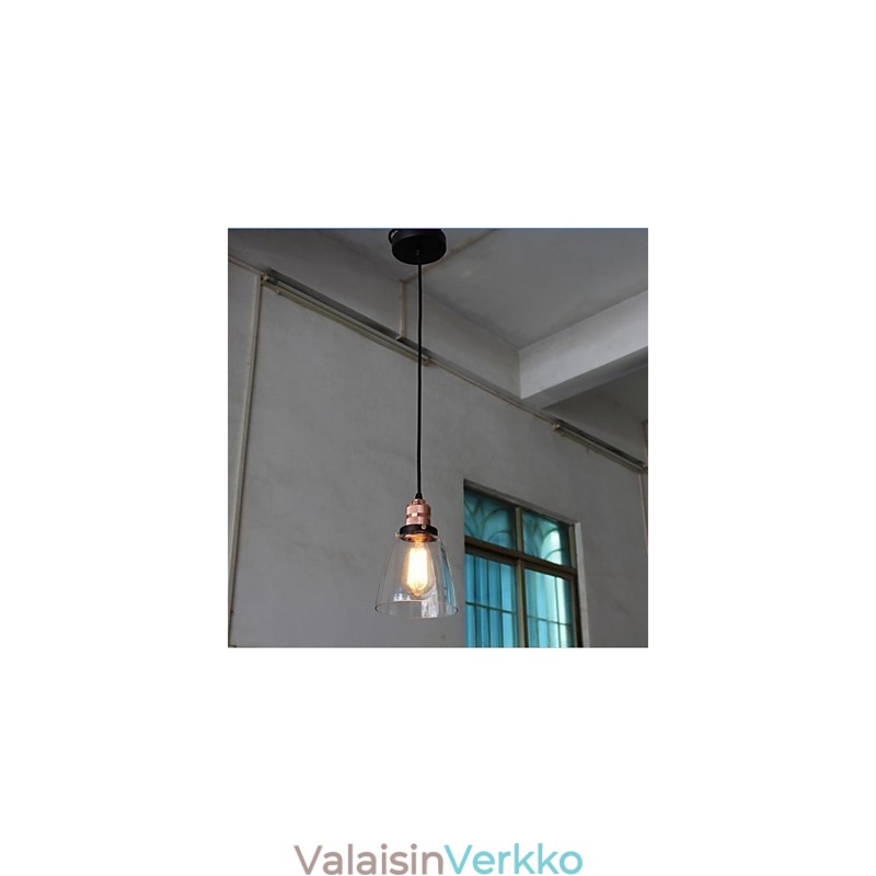 Minimalistinen ainutlaatuinen retrolasikattokruunu