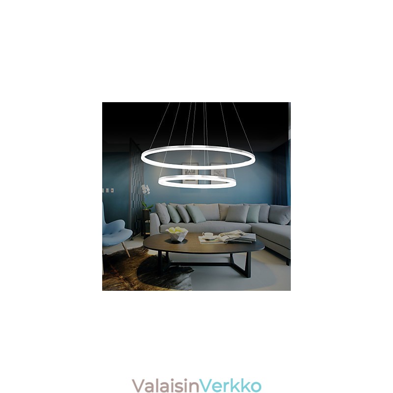 Moderni design riippuvalaisin 4 korkealaatuinen akryyli kaksoisrengas istuvuus