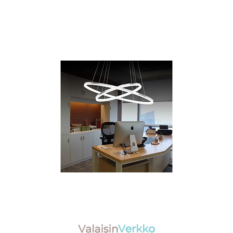 Moderni design riippuvalaisin 4 korkealaatuinen akryyli kaksoisrengas istuvuus