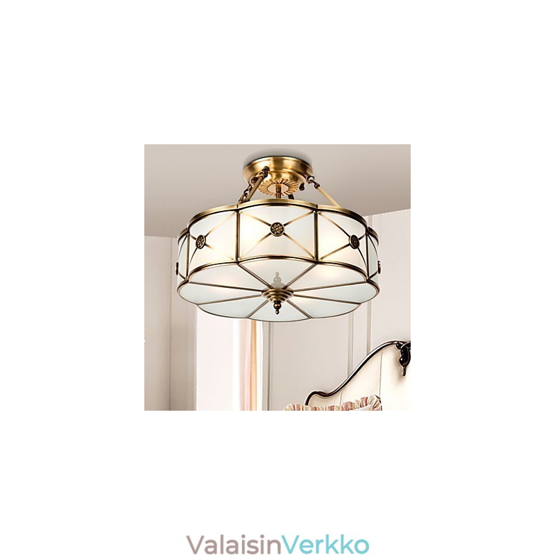 Moderni nykyaikainen koristeellinen design kupari kattovalaisinperhe