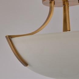 Rustic Lodge Vintage Mini Style -maalaus metalliriippuvalaisin