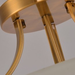 Rustic Lodge Vintage Mini Style -maalaus metalliriippuvalaisin