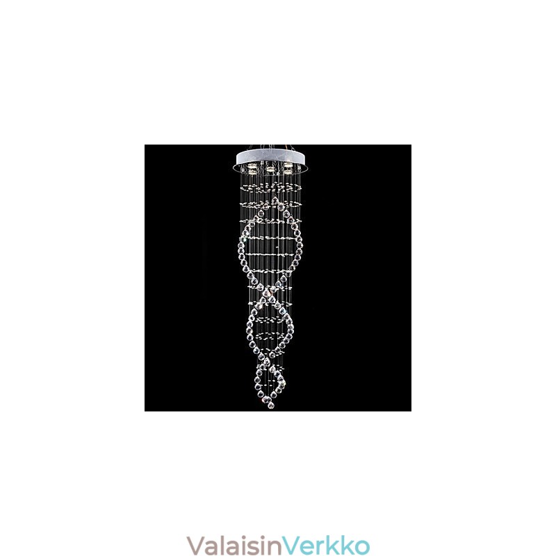 Moderni nykyaikainen perinteinen klassinen maalaismainen Lodge Vintage Country Island kristalli galvanoitu metalliriippuvalaisin