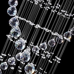 Moderni nykyaikainen perinteinen klassinen maalaismainen Lodge Vintage Country Island kristalli galvanoitu metalliriippuvalaisin