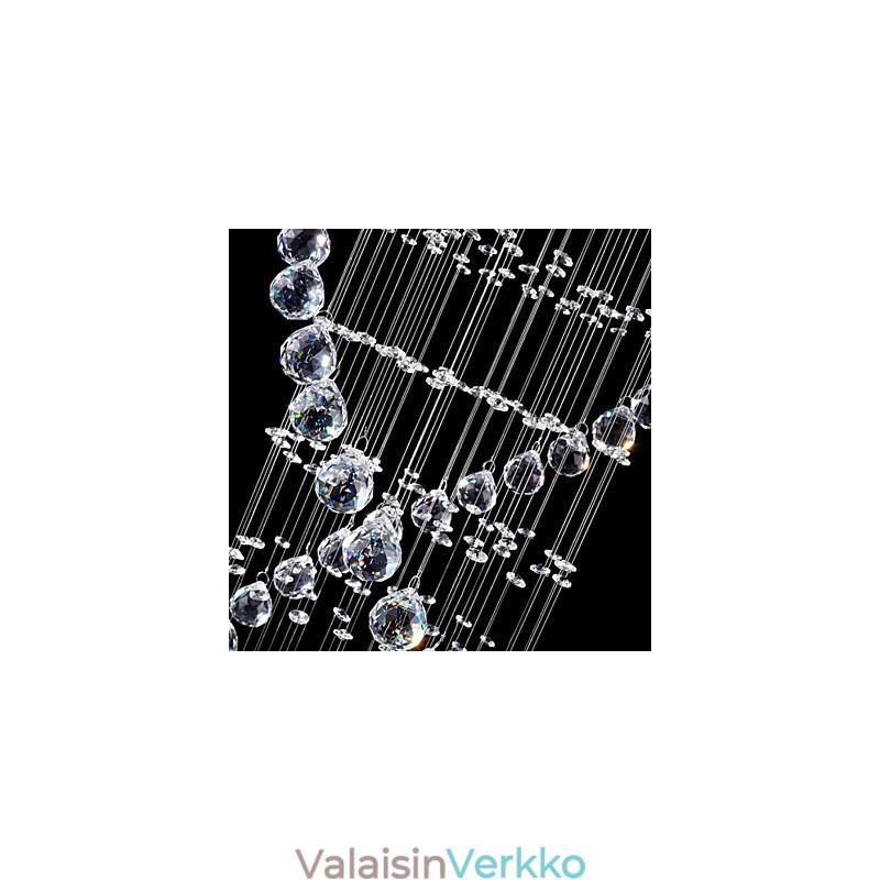 Moderni nykyaikainen perinteinen klassinen maalaismainen Lodge Vintage Country Island kristalli galvanoitu metalliriippuvalaisin