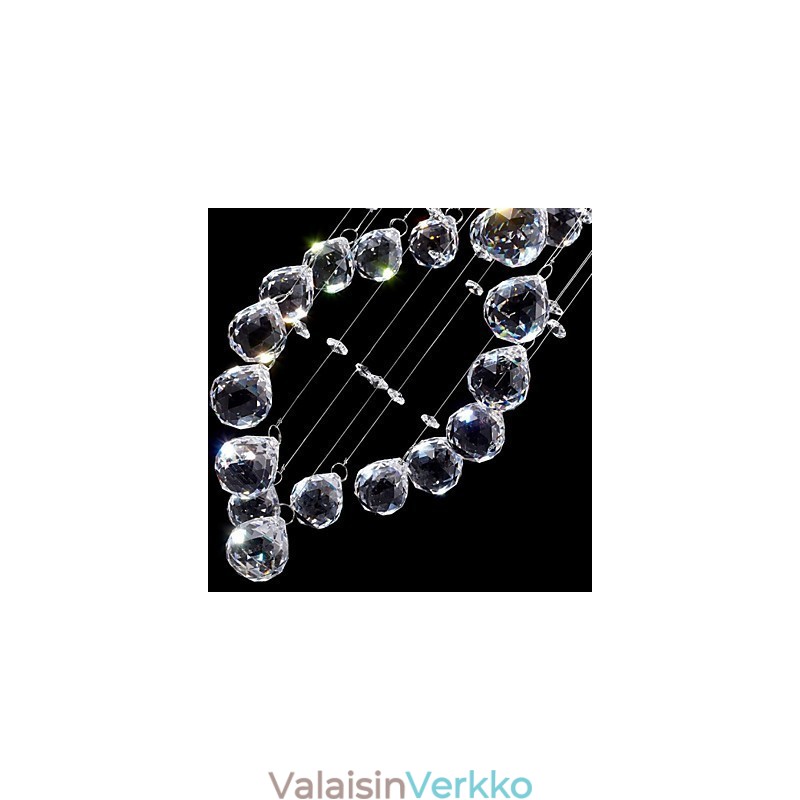 Moderni nykyaikainen perinteinen klassinen maalaismainen Lodge Vintage Country Island kristalli galvanoitu metalliriippuvalaisin