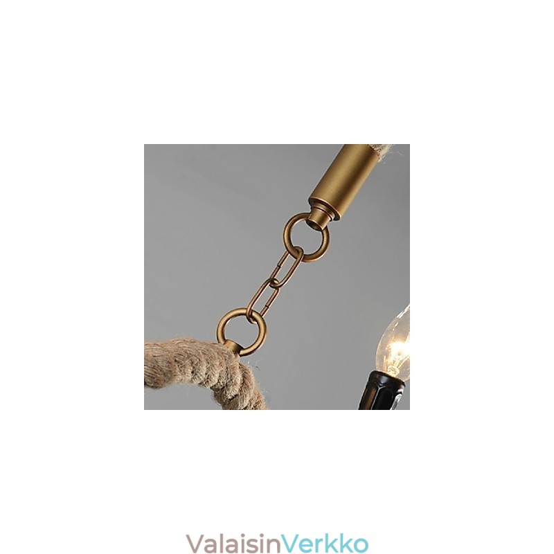 Perinteinen Classic Vintage Retro Lantern Country Galvanoitu metalliriippuvalaisin