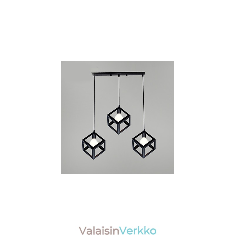 Retro mini-tyylinen maalaus metalliriippuvalaisin