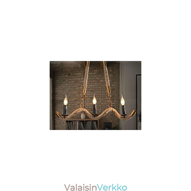 Perinteinen Classic Vintage Retro Lantern Country Galvanoitu metalliriippuvalaisin