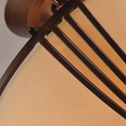 Rustic Lodge Vintage Mini Style -maalaus metalliriippuvalaisin