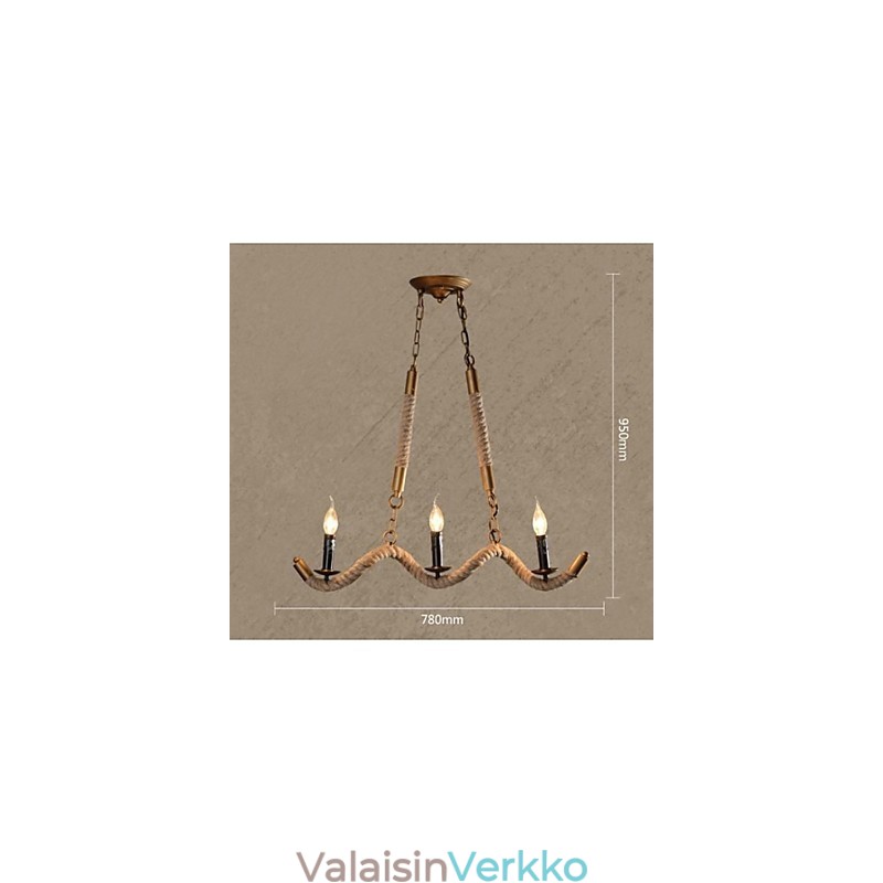 Perinteinen Classic Vintage Retro Lantern Country Galvanoitu metalliriippuvalaisin