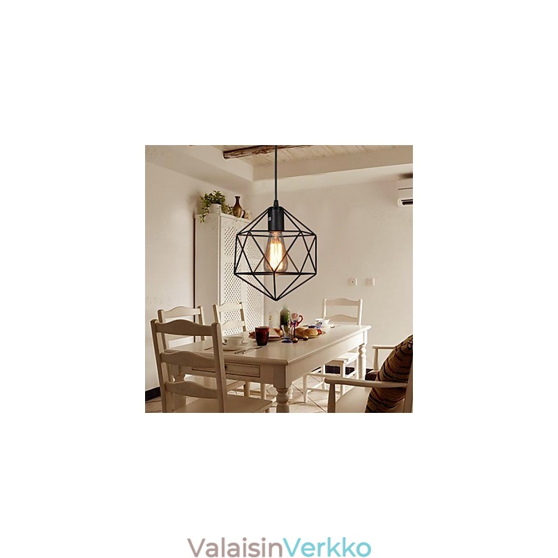 Geometrinen viiva Diamond Takorauta Kattokruunu Riipus Valo Moderni Nykyaikainen