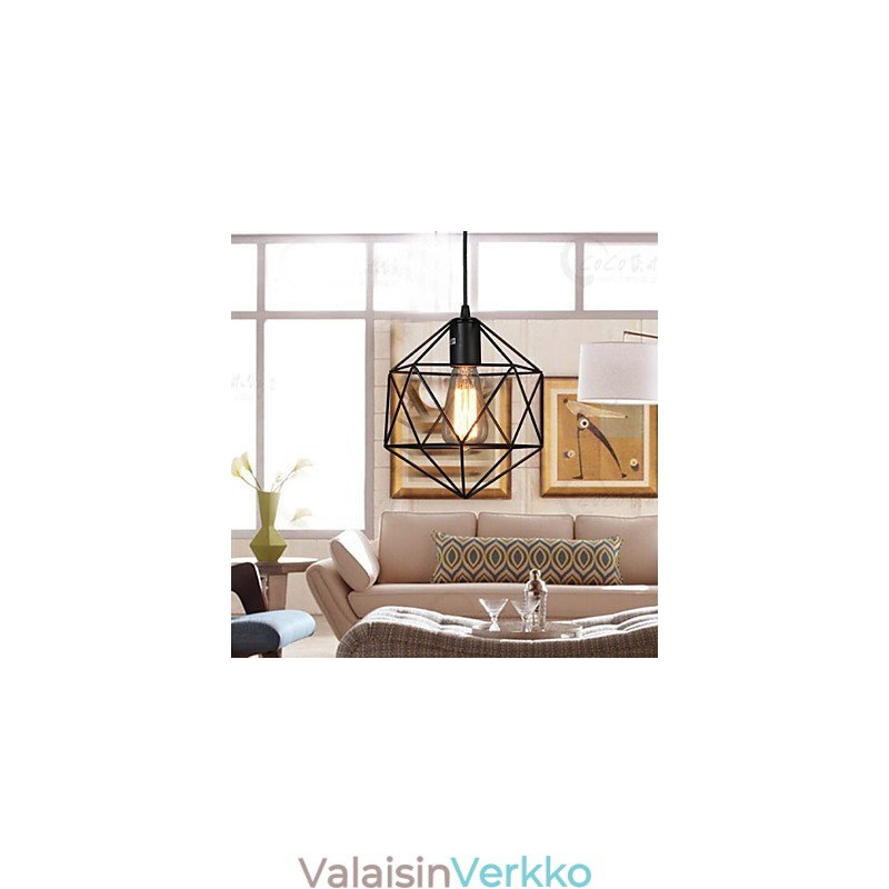 Geometrinen viiva Diamond Takorauta Kattokruunu Riipus Valo Moderni Nykyaikainen