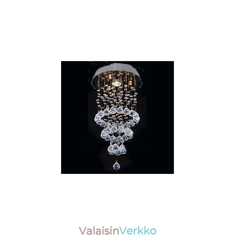 Moderni nykyaikainen kristalli galvanoitu metalli uppoteline