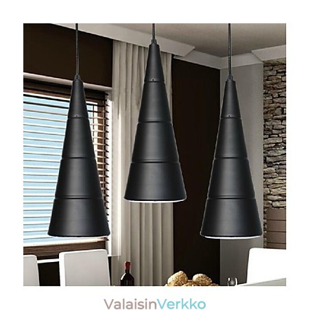 Moderni nykyaikainen maapallomaalaus metalliriippuvalaisin