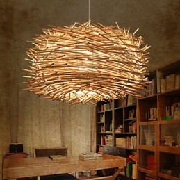 Eurooppalainen ja amerikkalainen tiheä rottinkikankainen kattokruunu