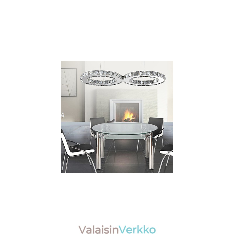 Moderni nykyaikainen kristallikromimetalliriippuvalaisin