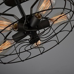 American Country Industrial Designer -valaisin Henkilökohtainen lamppu Eurooppalaiset retrotuuletinlamput