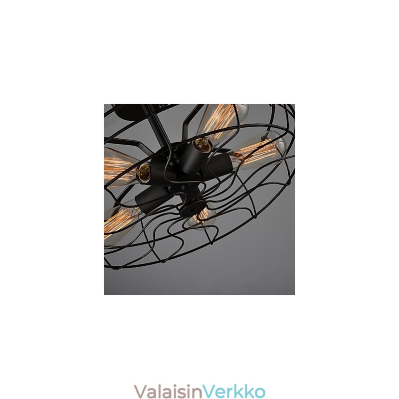 American Country Industrial Designer -valaisin Henkilökohtainen lamppu Eurooppalaiset retrotuuletinlamput