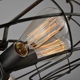 American Country Industrial Designer -valaisin Henkilökohtainen lamppu Eurooppalaiset retrotuuletinlamput