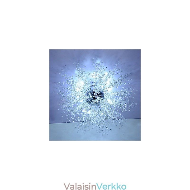 G4 Mitated Crystal -riippuvalaisin ruostumatonta terästä, halkaisija 90cm