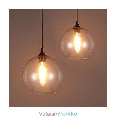 American Creative Nordic Contracted Rural Glass Ball Single Head Droplight Lanp American Creative Nordic Contracted Rural Glass Ball Single Head Droplight Lanp
