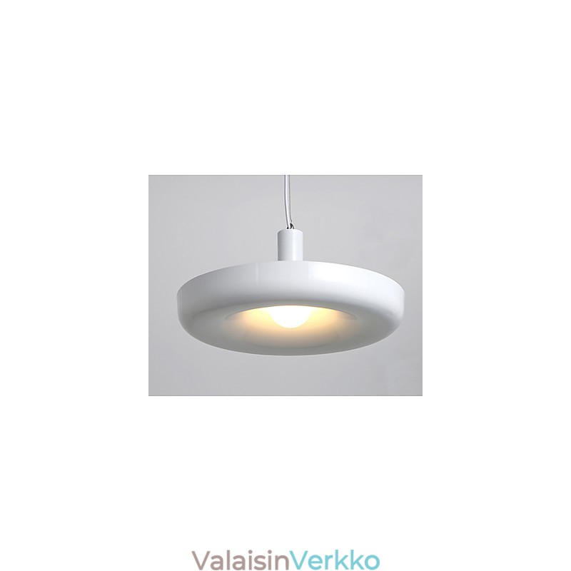 Puhdasvalkoinen moderni nykyaikainen koristeellinen design-riippuvalaisinperhe