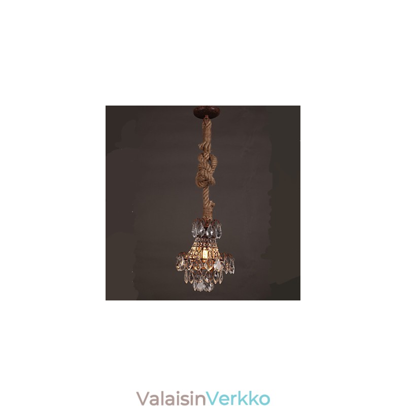 Retro lounge Hamppu Industrial Wind Imitation Crystal Kattokruunu