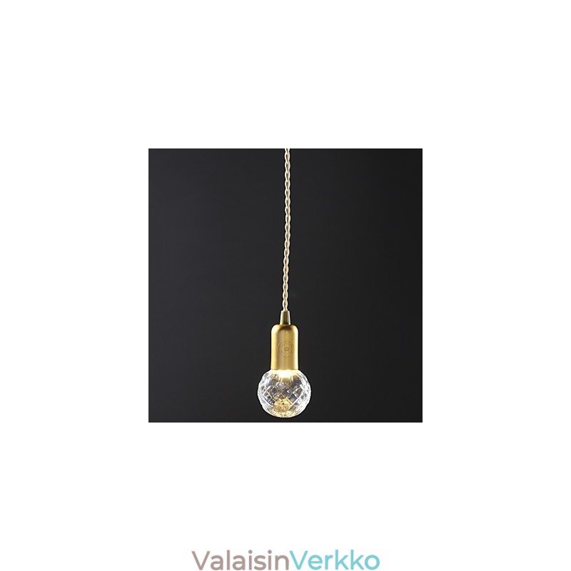 Moderni nykyaikainen vintage mini-tyylinen kultainen metalliriippuvalaisin