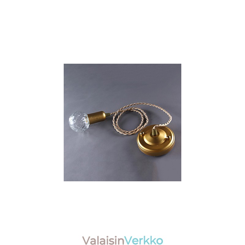 Moderni nykyaikainen vintage mini-tyylinen kultainen metalliriippuvalaisin