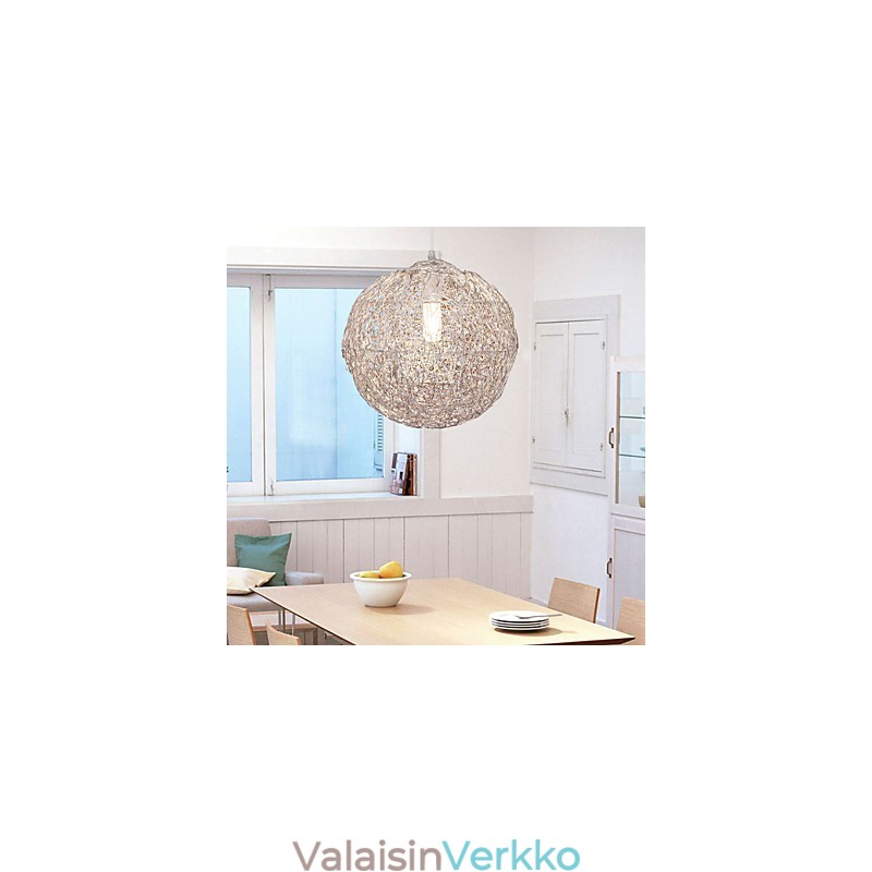 Moderni nykyaikainen Globe Mini -tyylinen kromiriippuvalaisin