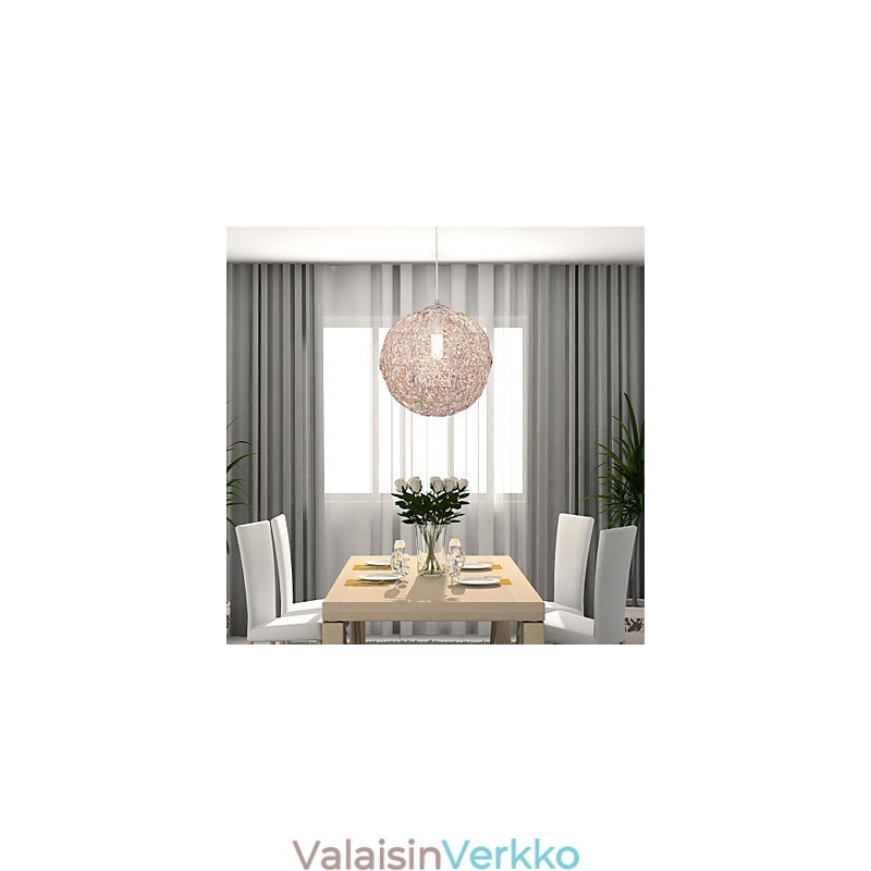 Moderni nykyaikainen Globe Mini -tyylinen kromiriippuvalaisin