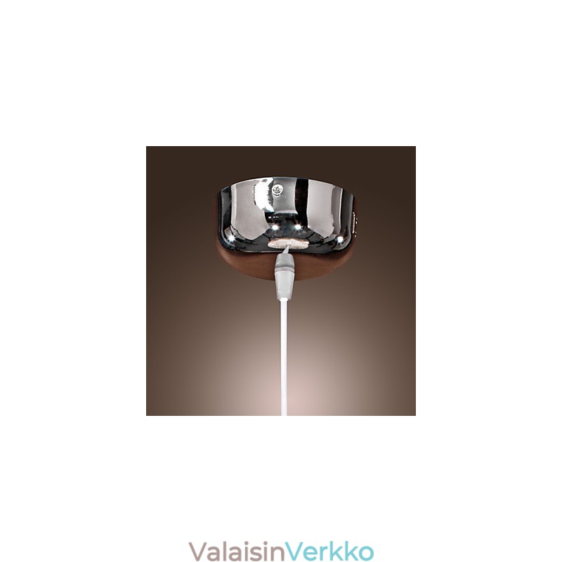 Moderni nykyaikainen Globe Mini -tyylinen kromiriippuvalaisin