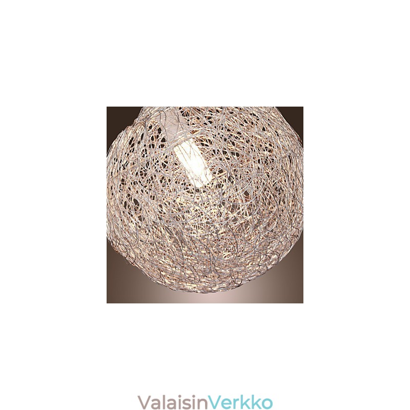 Moderni nykyaikainen Globe Mini -tyylinen kromiriippuvalaisin
