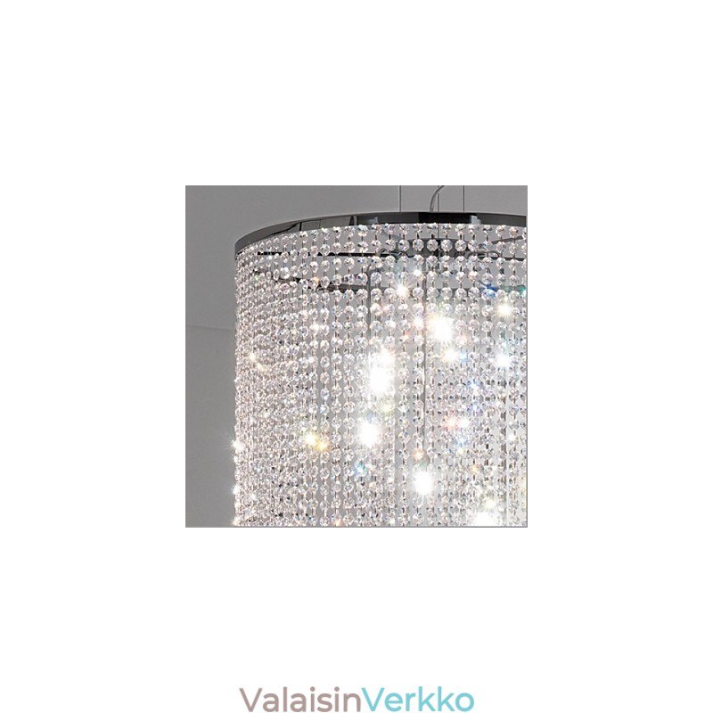 Moderni nykyaikainen kristallimetalliriippuvalaisin