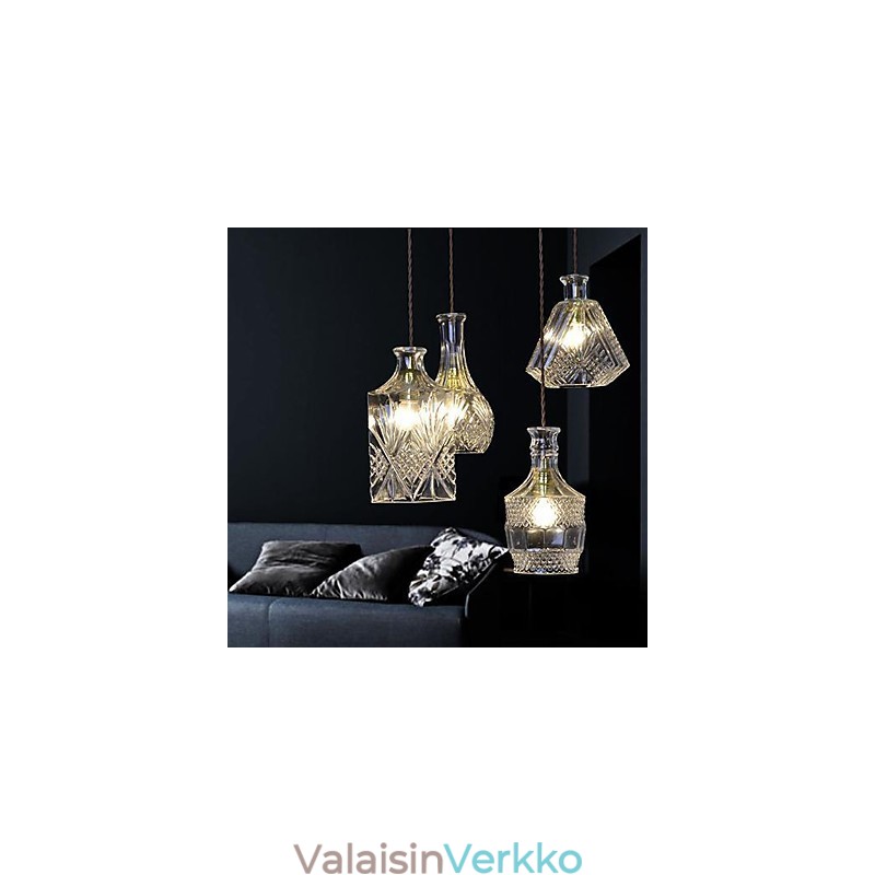 Moderni nykyaikainen minityylinen metallikattokruunu