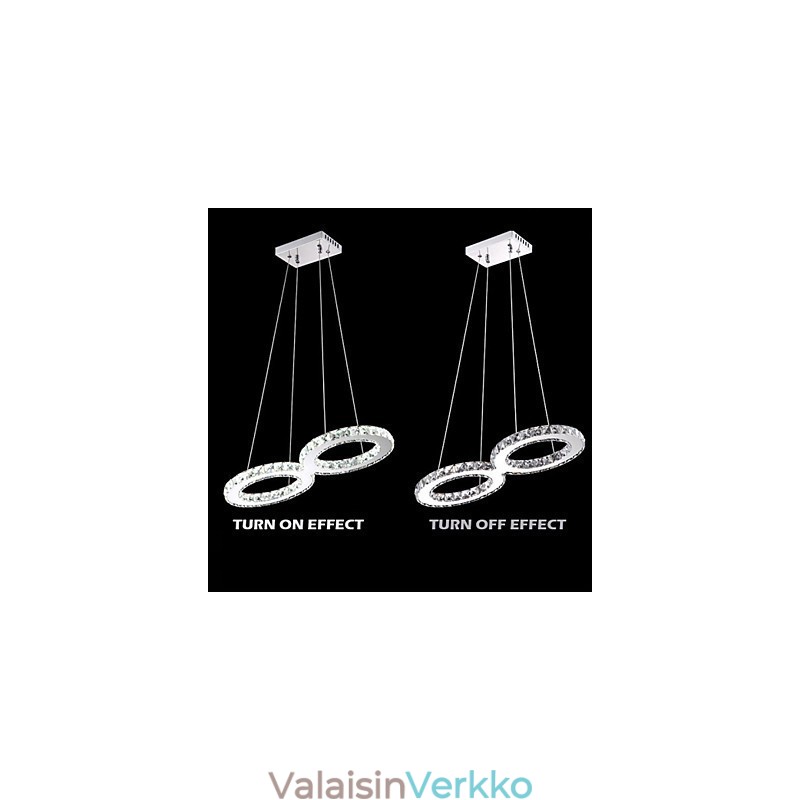 Crystal Ceiling Pendant Light Kattokruunu Valaisimet