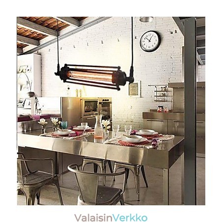 Loft Retro kattokruunu riippuvalaisin Klassinen Vintage Lamppu Country Metal Light Loft Retro kattokruunu riippuvalaisin Klassinen Vintage Lamppu Country Metal Light