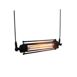 Loft Retro kattokruunu riippuvalaisin Klassinen Vintage Lamppu Country Metal Light