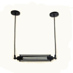 Loft Retro kattokruunu riippuvalaisin Klassinen Vintage Lamppu Country Metal Light