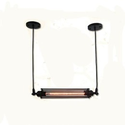 Loft Retro kattokruunu riippuvalaisin Klassinen Vintage Lamppu Country Metal Light
