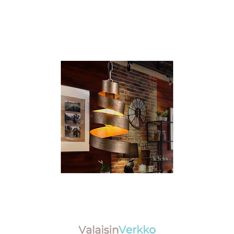 Retro-rautalamppu Moderni minimalistinen teollisuustyylinen kattokruunu