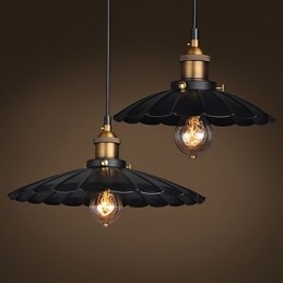 Retro klassinen eurooppalaistyylinen riippuvalaisin Light Metal Art pistorasia